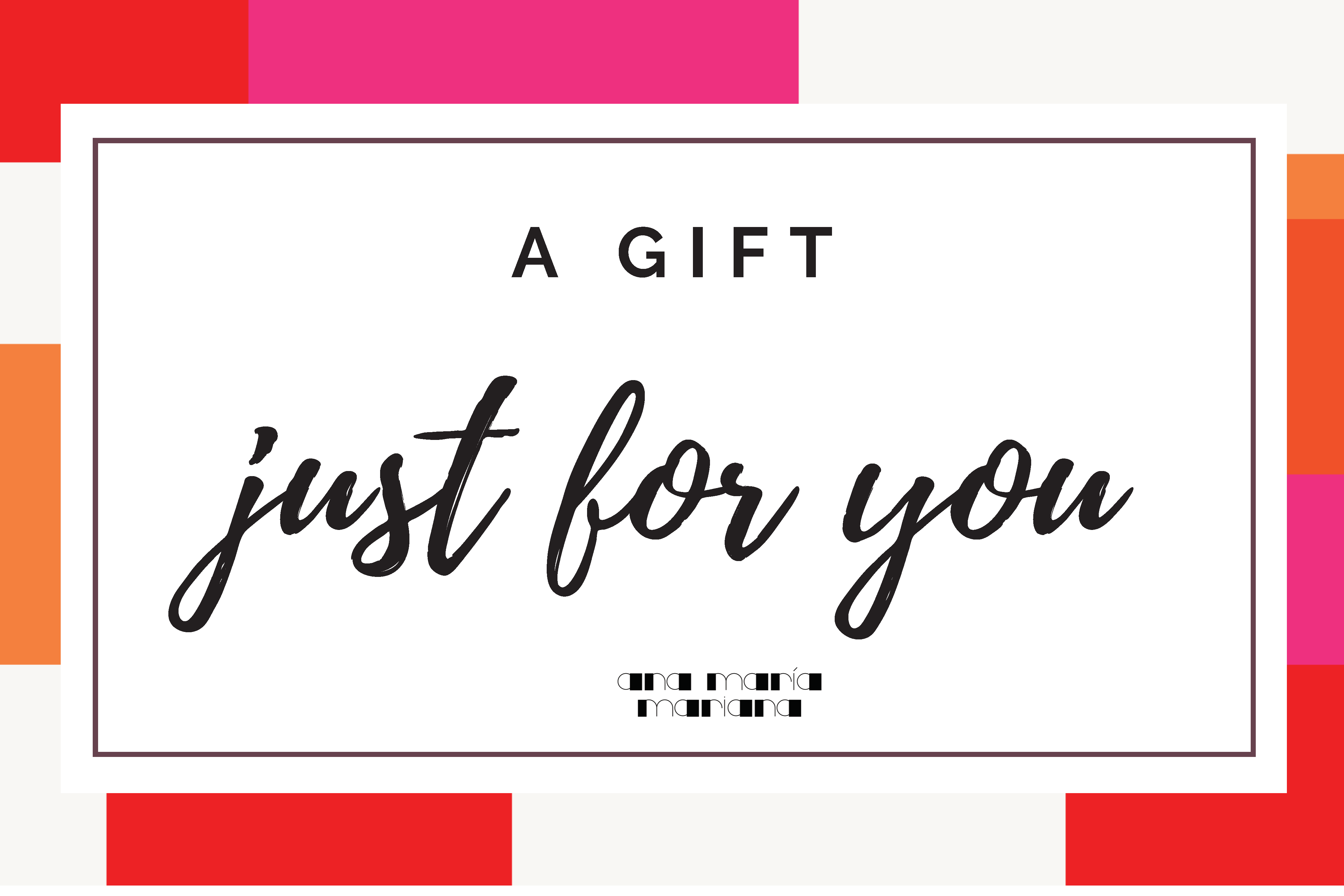 ana maria mariana gift card